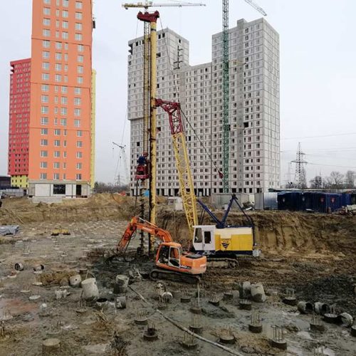 Олимпия Билд: Киев, Свитлопарк, 2-я очередь, дом №4, 281 свая L-16m